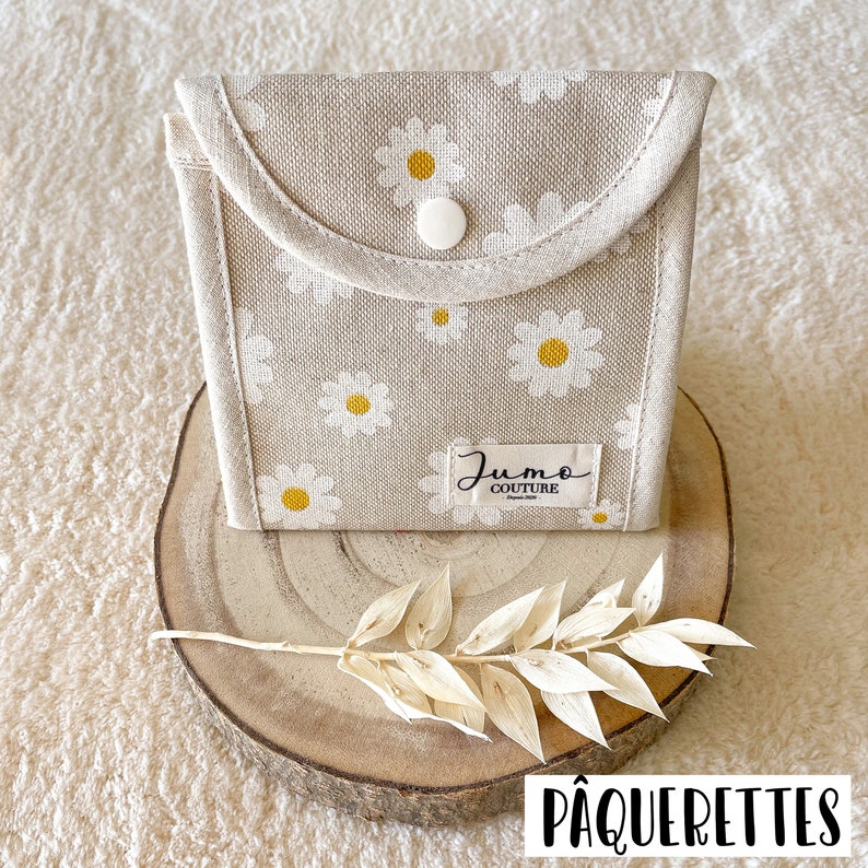 Trousse de rangement hygiénique Pâquerettes