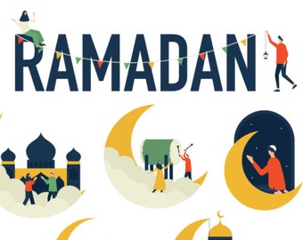 Ramadan Mubarak SVG Design Bundle | Islamic Holiday Decor (Digital Download)