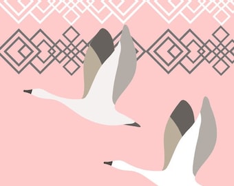 Diaspora Birds Wall Art Prints | Palestinian Embroidery Set (Digital Download)
