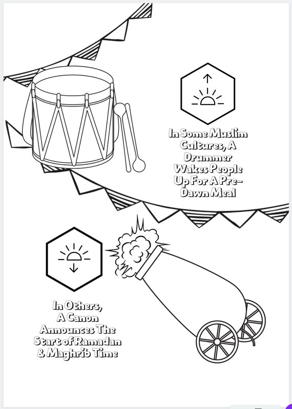 Calendario de Ramadán 2024 imprimible Póster de pared islámico A2 / A3 JPG  PNG PDF -  España