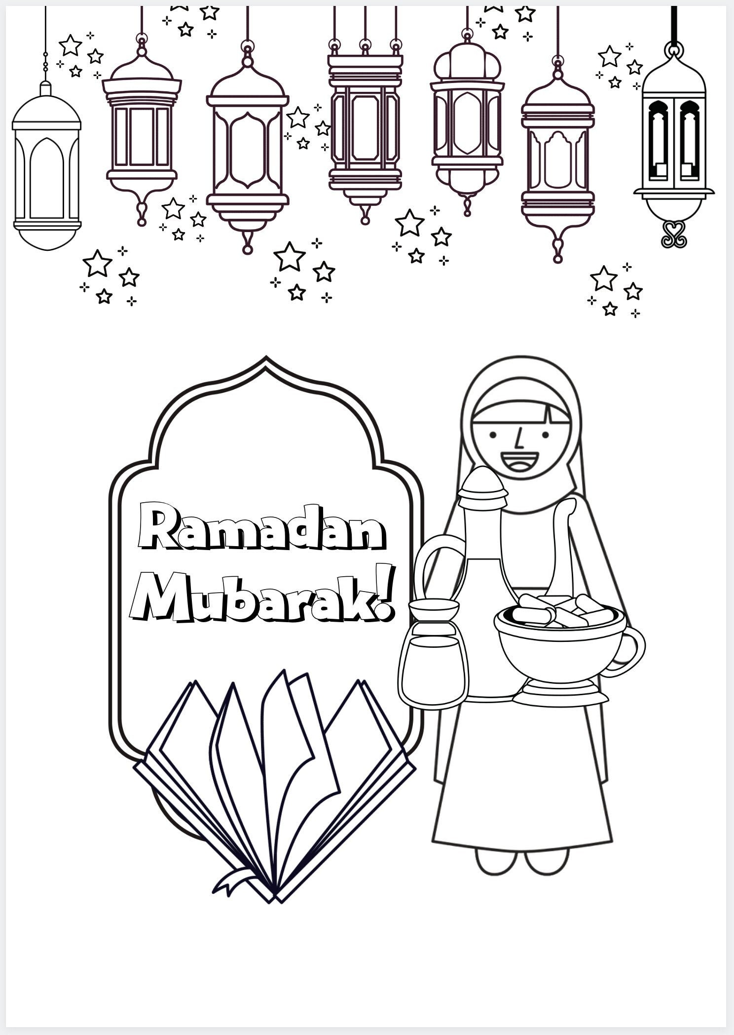Forfait dactivités imprimables du Ramadan Activité de - Etsy France