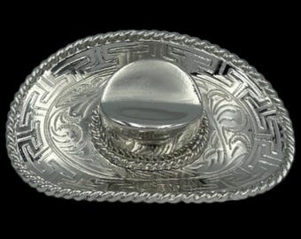 Cowboy Cowgirl Hat Western Fashion Belt Buckle