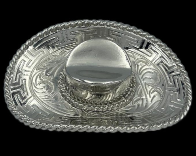 Cowboy Cowgirl Hat Western Fashion Belt Buckle