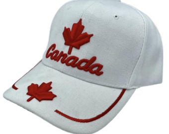 Canada Canadian Maple Leaf Embroidered Baseball Cap Hats