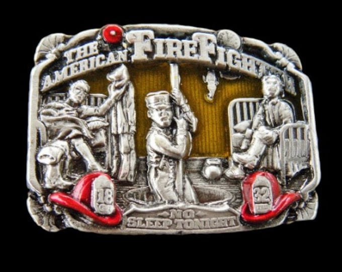 Belt Buckle American Firefighters Firemen FD Fire Dept. Fireman Belts Buckles