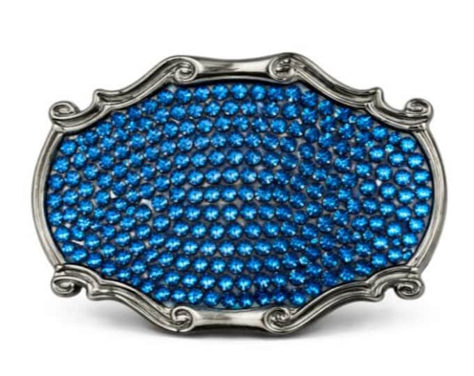 Belt Buckle Disco Retro 70's Party Girls Vintage Rhinestone Buckles Belts