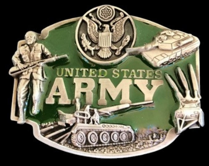 Belt Buckle United States Army Military USA Soldier Buckles