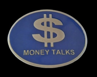 Money Dollar Signs Currency Cash Rich Belt Buckles