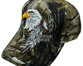 Native Pride American Dreamcatcher Indian Embroidered Cap Hat