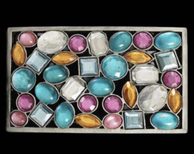 Belt Buckle Rhinestones Woman's Fashion Hippie Buckles