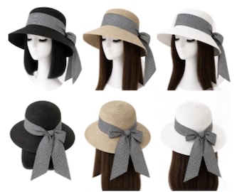 Women's Natural Straw Casual Summer Sun Beach Fashion Hat