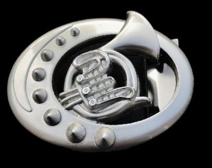 Trumpet French Horn Belt Buckle Trumpets Musicians Musical Music Instrument Belts Buckles