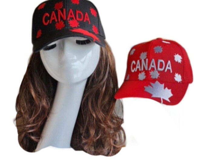 Canada Mapleleaf Canadian Embroidered Unisex Baseball Cap Hat