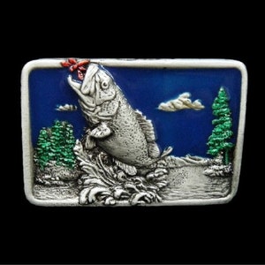 Sports Fishing Fish Belt Buckles Fishermen&#39;s Cool Sport Buckle