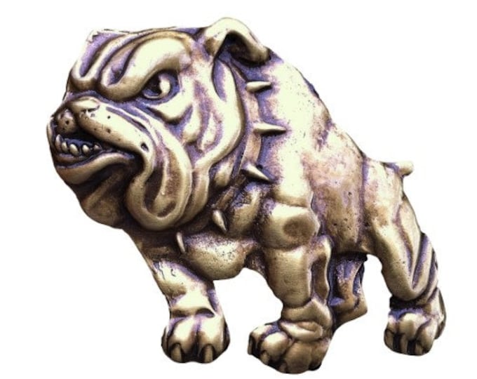 Bulldog Belt Buckle Dog Collar Animal House Pet