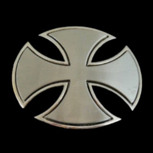 Crusaders Cross Maltese Crusade Crosses Belt Buckle Buckles