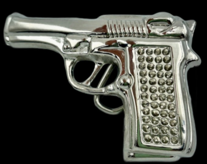 Gun Pistol Revolver 22 38 45 Nra Firearm Belt Buckle Buckles