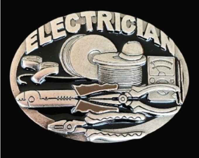 Electrician Worker Tools Electricity Belt Buckle Buckles