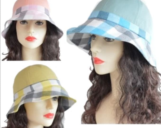 Sun Hats Cap Women Wide Brim Cotton Comfort Gardening Sun Protection Hat