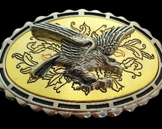 Belt Buckle Eagle Wild Prey Birds Western Fashion