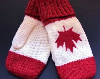 Handschuhe Winter Handschuhe Handschuhe Rot Ahornblatt Kanada Kanadische Mode