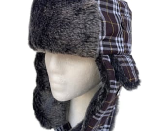 Unisex Winter Trooper Earflap Warm Russian Ski Hats Fur