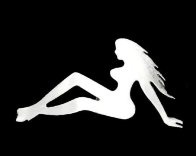 Sexy Naked Girl Truck Mud Flap Chick Trucker Truck Driver Belt Buckle Buckles