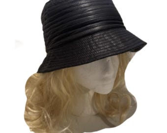 Women Soft Warm Winter Quilted Bucket Hat Foldable Cap New