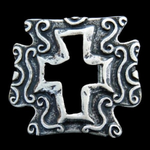 Baroque Style Cut Out Cross Religious Religion Fashion Belt Buckle Buckles