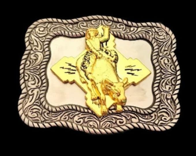 Rodeo Bull Rider Cowboy Cowgirl Western Belt Buckle Buckles