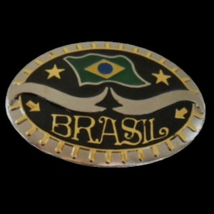 Brazilian Flag Belt Buckle Brazil Rio Brasil National Flags Belt Buckle