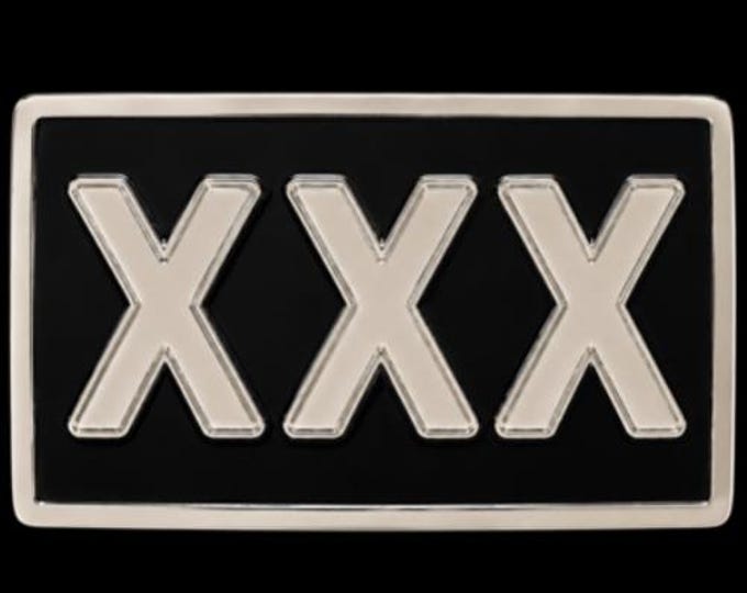 Belt Buckle XXX Sexy 3 X Rated Movie Stars Buckles