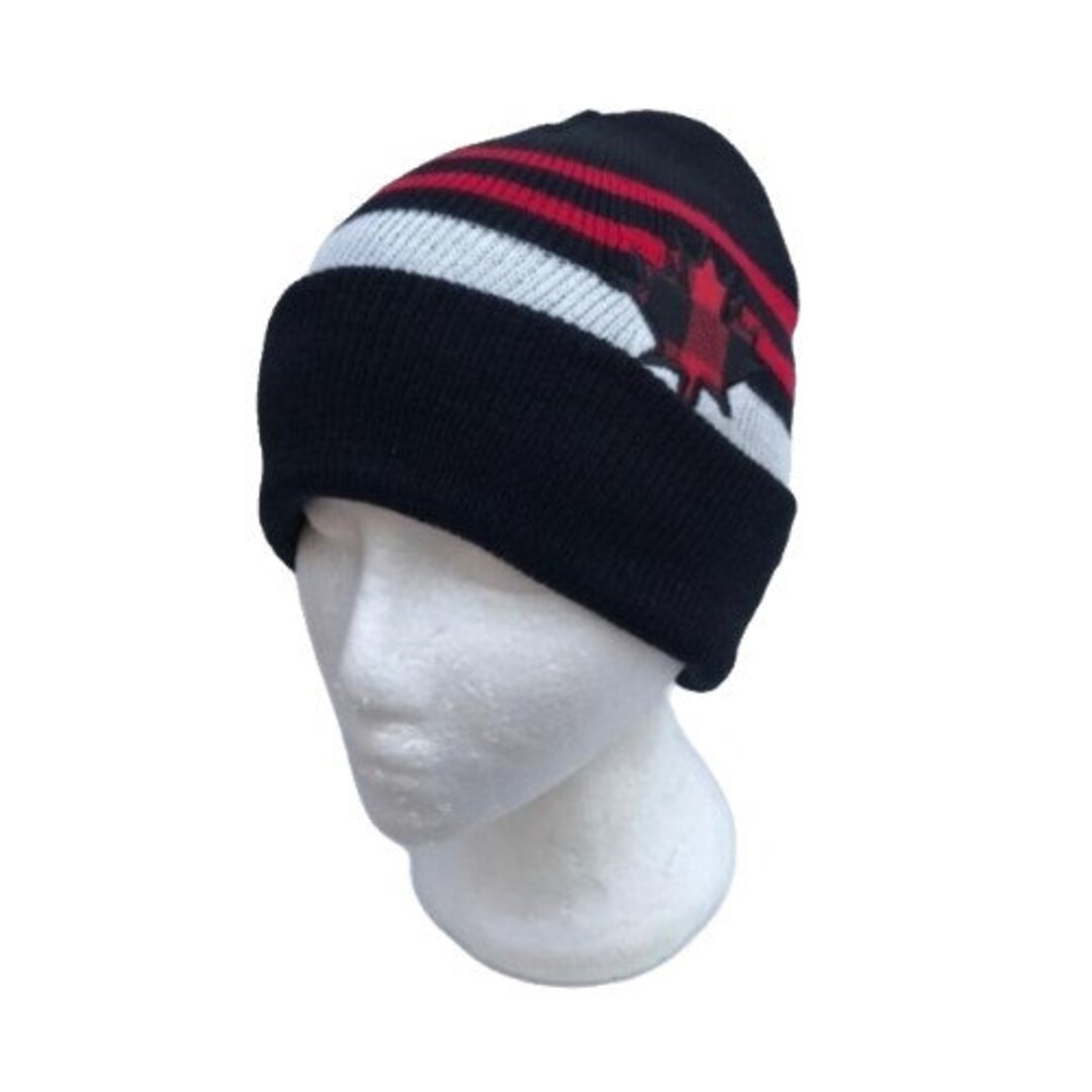 Beanie Hat Toque Canada Canadian Maple Leaf Flag Toques Ski Hats Etsy
