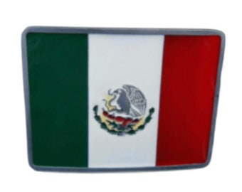Mexican Flag Belt Buckle Mexico Cup Soccer Souvenirs Mexico's Flags Belt Buckles