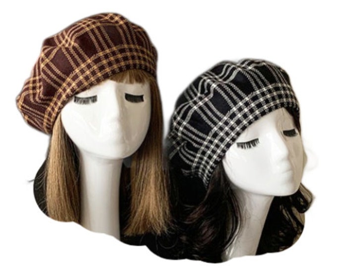 Women's French Beret Hat 100% Wool Classic Traditional Cap