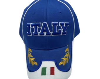 Italy Italia Flag Soccer Baseball Cap Hat
