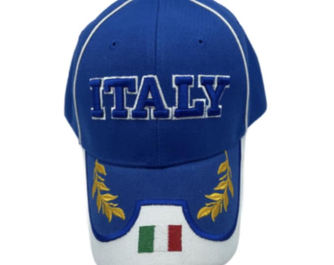 Italy Italia Flag Soccer Baseball Cap Hat