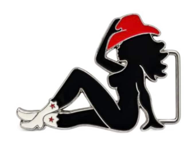 Trucker Truck Mud Flap Cowgirl Belt Buckle Truckers Trucks Cowgirls Western Hat Belts Buckles