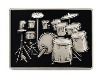 Belt Buckle Drum Set Drums Drummer Rock Music instrument Band Drumset Buckles