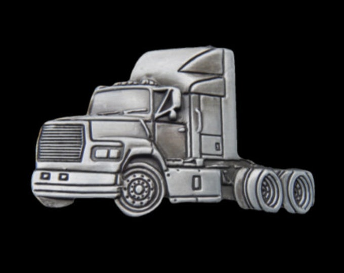 Truck Belt Buckle Trucker 18 Wheeler Big Rig Semi-trailer truck Drivers Bets & Buckles