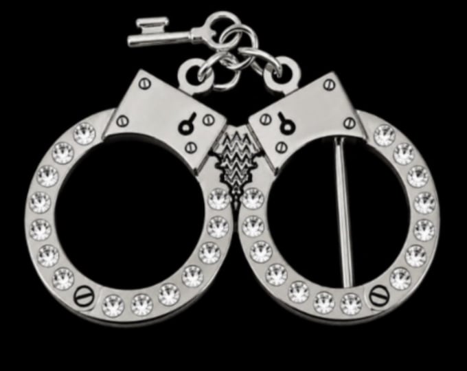 Police Handcuff Belt Buckle Handcuffs First Responders Security Belts & Buckles