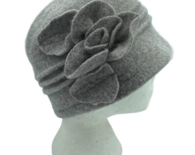 Women's Vintage Gatsby Style Wool Bucket Cloche Beanies Beret Winter Hats