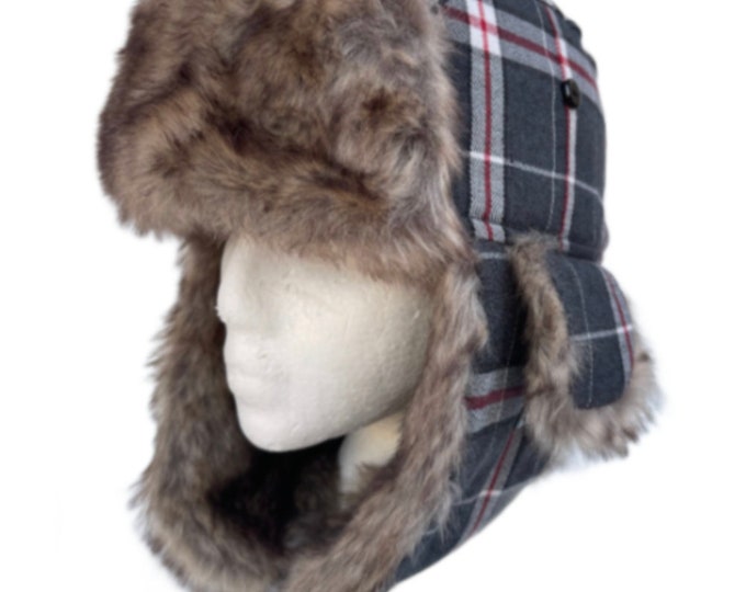 Unisex Winter Fashion Aviator Trooper Earflap Warm Russian Ski Hats Fur