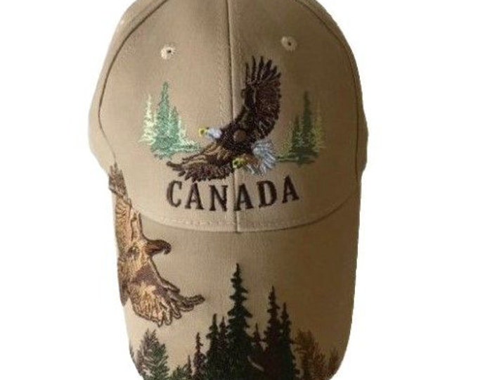 Canada Eagle Hat Embroidered Baseball Ball Cap Hunter Hats