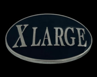 XLarge X Large Big Metal Funny Humor Bar Joke Belt Buckle