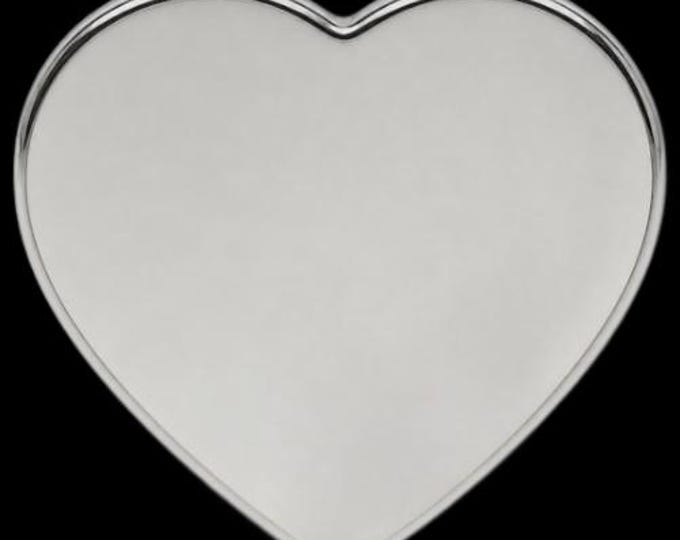 Love Gift Valentine White Heart Girl Belt Buckle Boucle de Ceinture