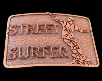 Skateboard Skateboarding Deck Extreme Gear Street Surfer Belt Buckle Sports