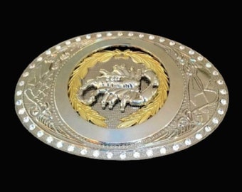 Scorpion Rhinestone Belt Buckle Western Metal Cowboy New Mens Rodeo Large