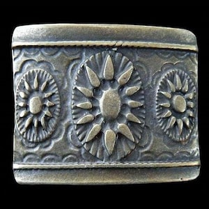 Flower Belt Buckle Antique Elegance