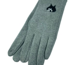 Women Winter Warm Fashion Gloves With Cats